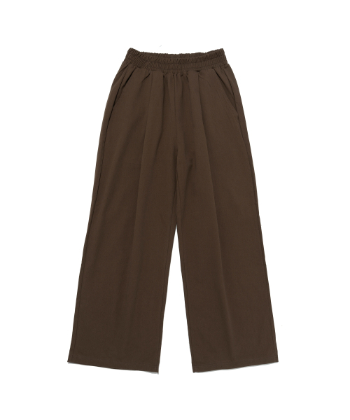 ANALOG MOOD(アナログムード)の「コットンピンタックワイドパンツ(ブラウン)(その他パンツ・レディース・その他・L/XL)」の1枚目の写真