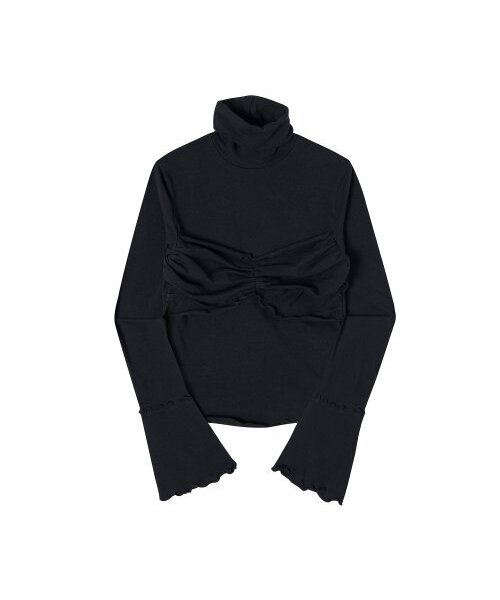 BABLETWO（ビーエイブルトゥー）の「Ophelia Top BLACK（Tシャツ/カットソー・レディース・その他・ONE SIZE）」の2枚目の写真
