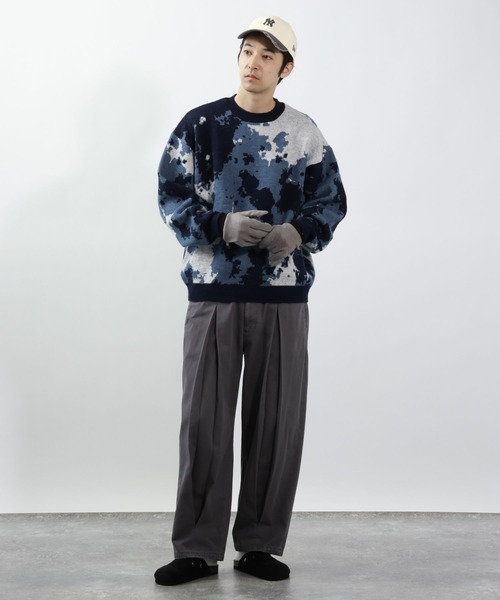 NEW ERA（ニューエラ）の「NEW ERA(ニューエラ)】別注9TWENTY バイカラーダメージCAP（キャップ・メンズ・ブラック/ブルー/ブラウン・FREE）」の4枚目の写真