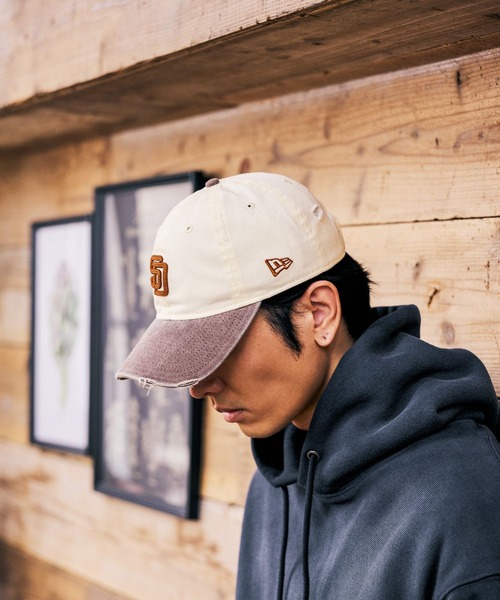 NEW ERA(ニューエラ)】別注9TWENTY バイカラーダメージCAP（キャップ