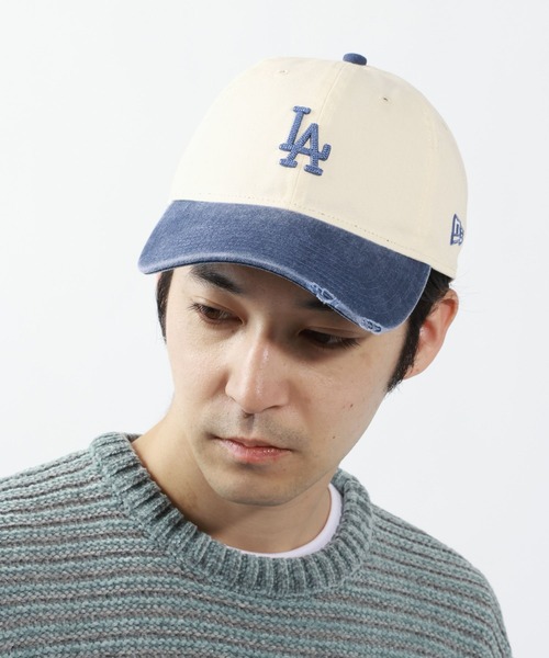 NEW ERA(ニューエラ)】別注9TWENTY バイカラーダメージCAP（キャップ
