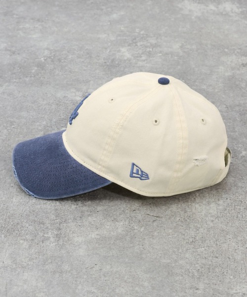 NEW ERA（ニューエラ）の「NEW ERA(ニューエラ)】別注9TWENTY バイカラーダメージCAP（キャップ・メンズ・ブラック/ブルー/ブラウン・FREE）」の20枚目の写真