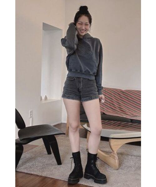 FDR(エフディーアール)の「Embo Pigment Star Disk Logo Hoodie Slate Gray(パーカー・メンズ・その他・M/L/S)」の18枚目の写真