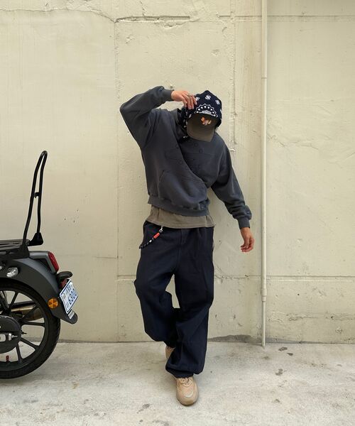 FDR(エフディーアール)の「Embo Pigment Star Disk Logo Hoodie Slate Gray(パーカー・メンズ・その他・M/L/S)」の20枚目の写真