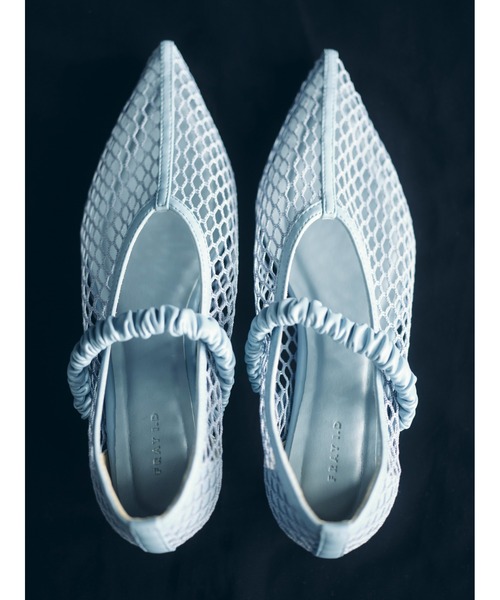 FRAY I.D(フレイアイディー)の「ポインテッドトゥメッシュサンダル(サンダル・レディース・ブルー/ベージュ/ブラック・36/37/38)」の3枚目の写真