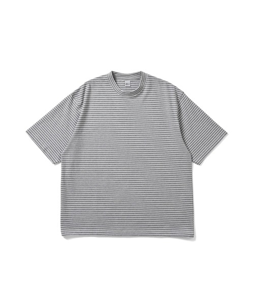fridge（フリッジ）の「【ES.1】エスアイ Border SS T-shirts（Tシャツ/カットソー・メンズ・その他/グレー/ブラック・MEDIUM/LARGE）」の3枚目の写真