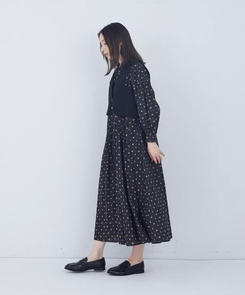 ADIEU TRISTESSE（アデュートリステス）の「【2way】COTTON SURFミラノリブビスチェ風ベスト（ベスト・レディース・グレイッシュベージュ/ブラック・FREE）」の12枚目の写真