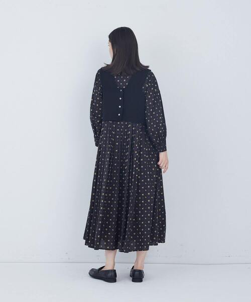 ADIEU TRISTESSE（アデュートリステス）の「【2way】COTTON SURFミラノリブビスチェ風ベスト（ベスト・レディース・グレイッシュベージュ/ブラック・FREE）」の18枚目の写真