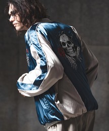 GLIMCLAP（グリムクラップ）の「mj11356-Balloon Souvenir Jacket-- Tokyo Souvenir By GLIMCLAP スーベニアジャケット(201-030-gls-cg)（スカジャン）」