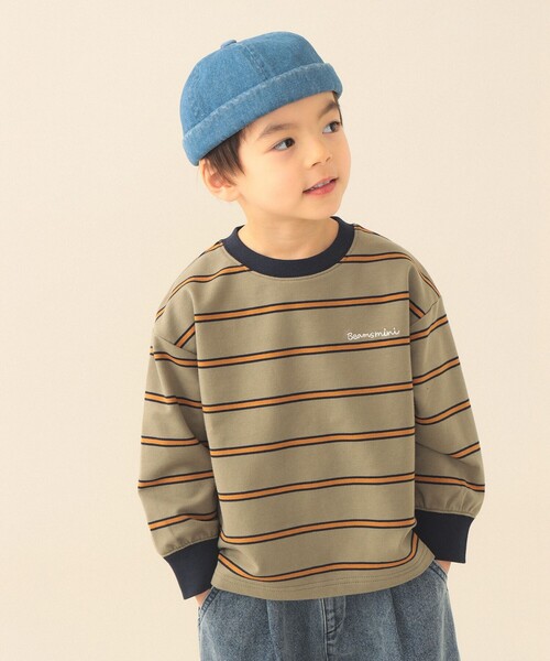 BEAMS mini(ビームスミニ)の「サマー ロールキャップ 2026SS(キャップ・キッズ・インディゴブルー/ライトブルー・ONE SIZE)」の13枚目の写真