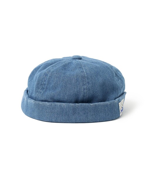 BEAMS mini(ビームスミニ)の「サマー ロールキャップ 2026SS(キャップ・キッズ・インディゴブルー/ライトブルー・ONE SIZE)」の9枚目の写真