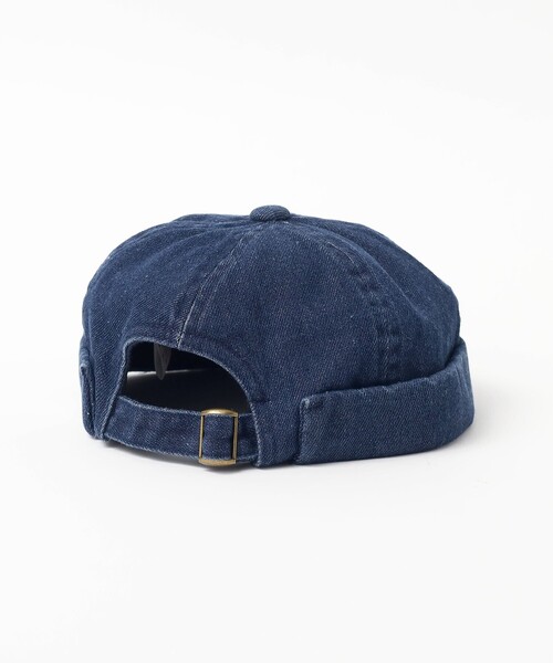 BEAMS mini(ビームスミニ)の「サマー ロールキャップ 2026SS(キャップ・キッズ・インディゴブルー/ライトブルー・ONE SIZE)」の3枚目の写真