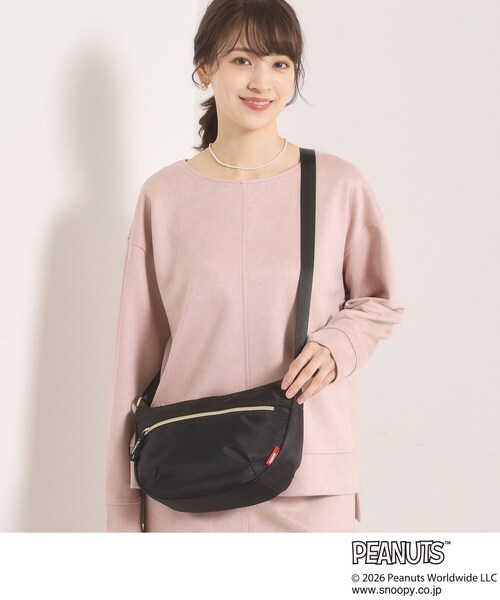 ITS'DEMO（イッツデモ）の「＜PEANUTS＞裏地総柄ミニショルダー（ショルダーバッグ・レディース・グレー/ブラック/アイボリー・00）」の8枚目の写真