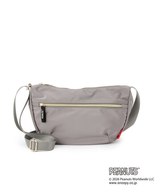 ITS'DEMO（イッツデモ）の「＜PEANUTS＞裏地総柄ミニショルダー（ショルダーバッグ・レディース・グレー/ブラック/アイボリー・00）」の14枚目の写真