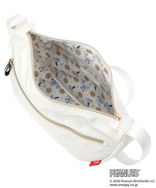ITS'DEMO（イッツデモ）の「＜PEANUTS＞裏地総柄ミニショルダー（ショルダーバッグ・レディース・グレー/ブラック/アイボリー・00）」の18枚目の写真