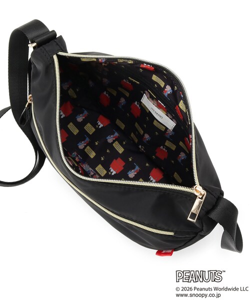 ITS'DEMO（イッツデモ）の「＜PEANUTS＞裏地総柄ミニショルダー（ショルダーバッグ・レディース・グレー/ブラック/アイボリー・00）」の19枚目の写真