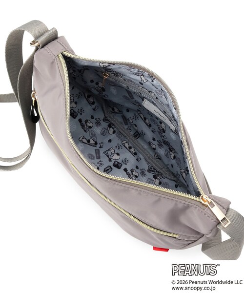 ITS'DEMO（イッツデモ）の「＜PEANUTS＞裏地総柄ミニショルダー（ショルダーバッグ・レディース・グレー/ブラック/アイボリー・00）」の20枚目の写真