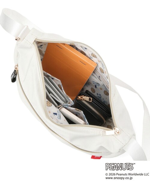 ITS'DEMO（イッツデモ）の「＜PEANUTS＞裏地総柄ミニショルダー（ショルダーバッグ・レディース・グレー/ブラック/アイボリー・00）」の21枚目の写真
