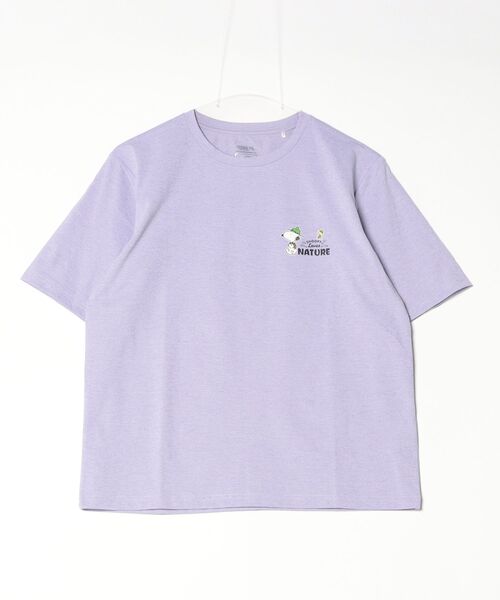 PEANUTS(ピーナッツ)の「ピーナッツ PEANUTS グラフィック半袖Tピーナッツ等高線MAP(Tシャツ/カットソー・レディース・オフホワイト/ブラック/ラベンダー・S/M/L/XL)」の16枚目の写真
