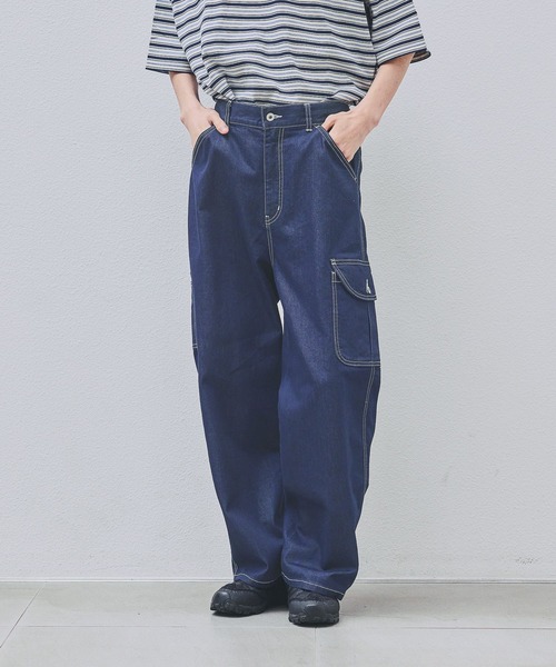 LAKOLE(ラコレ)の「<多機能ウェア>冷感ワークデニムパンツ / 655478(デニムパンツ・メンズ・ブルー/ブラック/インディゴブルー・LARGE/MEDIUM)」の10枚目の写真