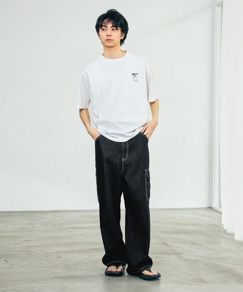 LAKOLE(ラコレ)の「<多機能ウェア>冷感ワークデニムパンツ / 655478(デニムパンツ・メンズ・ブルー/ブラック/インディゴブルー・LARGE/MEDIUM)」の12枚目の写真