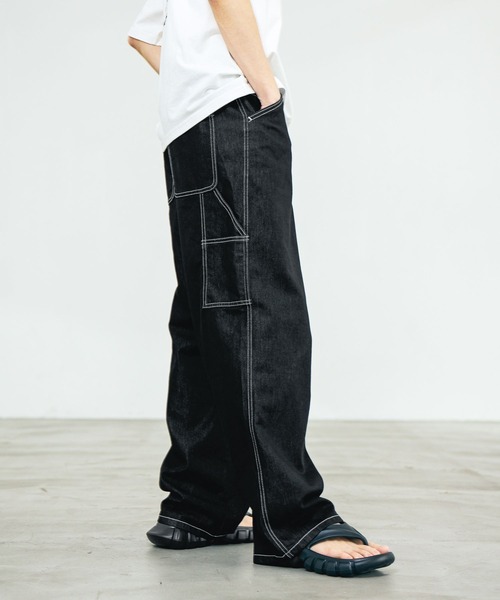 LAKOLE(ラコレ)の「<多機能ウェア>冷感ワークデニムパンツ / 655478(デニムパンツ・メンズ・ブルー/ブラック/インディゴブルー・LARGE/MEDIUM)」の15枚目の写真