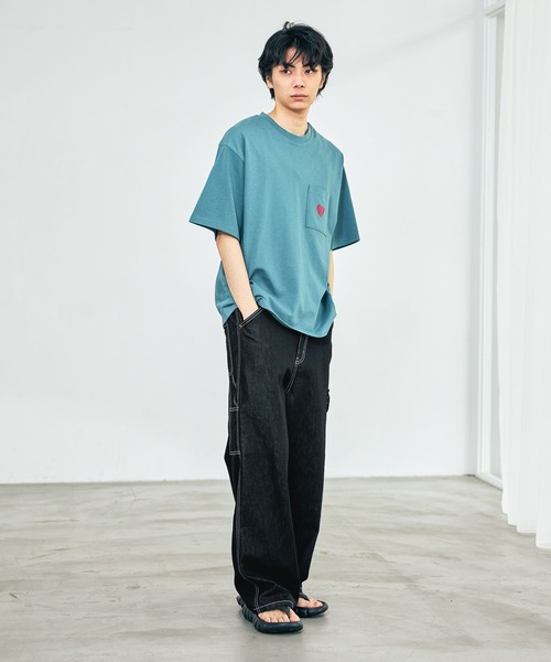 LAKOLE(ラコレ)の「<多機能ウェア>冷感ワークデニムパンツ / 655478(デニムパンツ・メンズ・ブルー/ブラック/インディゴブルー・LARGE/MEDIUM)」の7枚目の写真