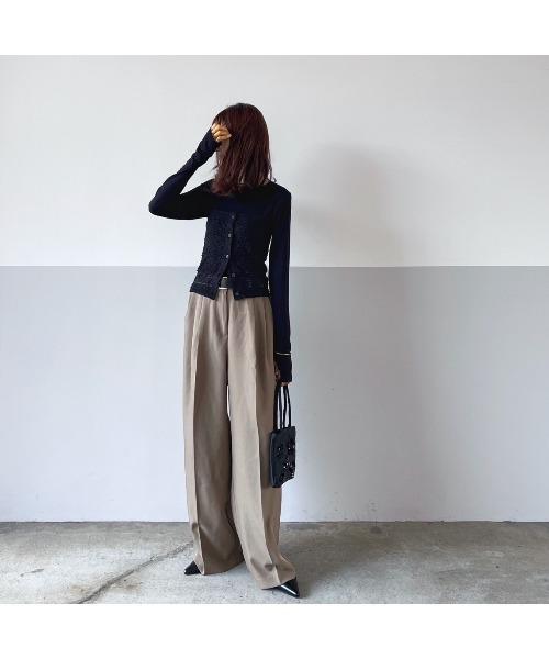 Flugge(フラッジー)の「ビスチェ&ロンT 3wayトップス(その他トップス・レディース・ブラック/ホワイト・FREE)」の12枚目の写真