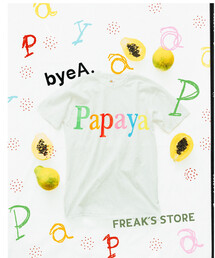 byeA.（バイエー）の「byeA. × FREAK'S STORE/バイエー 別注 NOT APPLE T-shirt Papaya/パパイヤ ロゴTシャツ（Tシャツ/カットソー）」