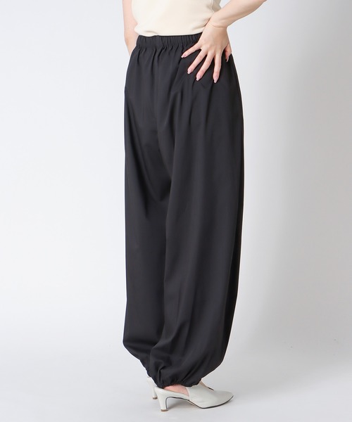 DRESSLAVE（ドレスレイブ）の「Sugar Rose / gather parachute pants(ギャザーパラシュートパンツ 253051)（その他パンツ・レディース・ブラック/ベージュ・38）」の4枚目の写真