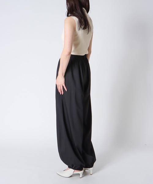 DRESSLAVE（ドレスレイブ）の「Sugar Rose / gather parachute pants(ギャザーパラシュートパンツ 253051)（その他パンツ・レディース・ブラック/ベージュ・38）」の9枚目の写真