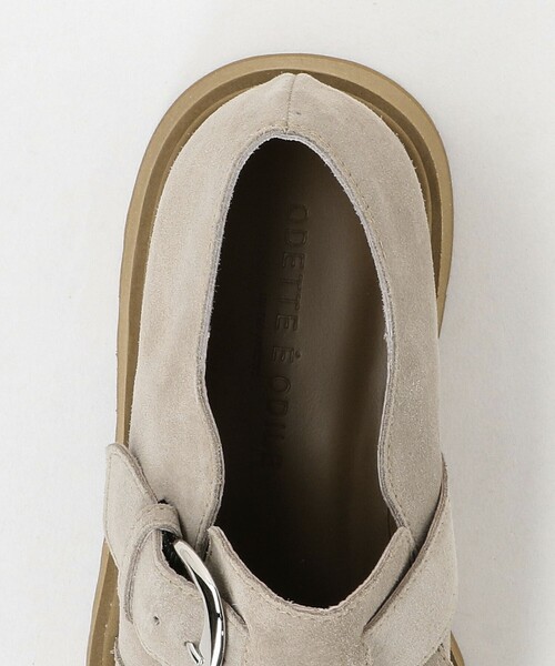 ODETTE E ODILE(オデットエオディール)の「ボリュームソールベルト フラット50↑(スリッポン・レディース・ベージュ/ブラック・24cm/23cm/23.5cm/24.5cm/22cm/22.5cm/25cm)」の11枚目の写真