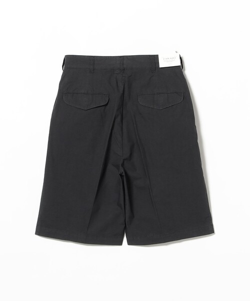 Ray BEAMS（レイビームス）の「【7/31再値下げ】FARAH / Garment Dye Pin Tuck Wide Shorts（その他パンツ・レディース・ブラック/ダークブラウン・28inch）」の5枚目の写真