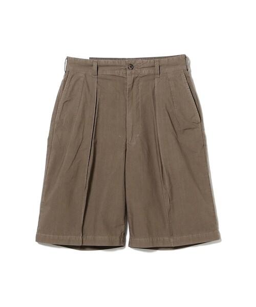 Ray BEAMS（レイビームス）の「【7/31再値下げ】FARAH / Garment Dye Pin Tuck Wide Shorts（その他パンツ・レディース・ブラック/ダークブラウン・28inch）」の7枚目の写真