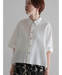 FIL DE FER | 【予約】パターン塩縮　ドルマンシャツ(シャツ/ブラウス)