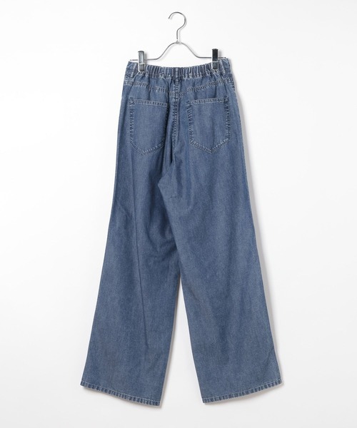 LEPSIM（レプシィム）の「スースーデニムストレートパンツ　637621（デニムパンツ・レディース・インディゴブルー/ケミカルウォッシュ/ブラック・LARGE/MEDIUM）」の5枚目の写真
