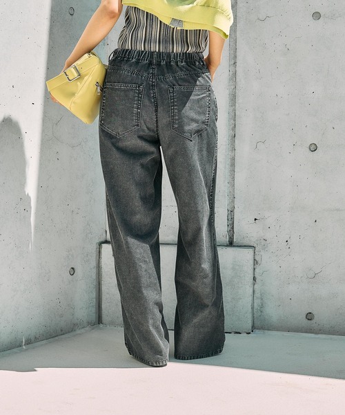 スースーデニムストレートパンツ 637621（デニムパンツ）｜LEPSIM