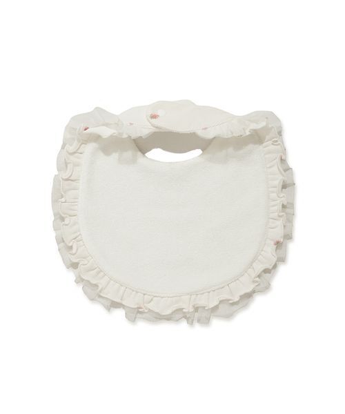 gelato pique（ジェラートピケ）の「【BABY】ストロベリー柄チュールスタイ（スタイ/よだれかけ・キッズ・オフホワイト・F）」の4枚目の写真