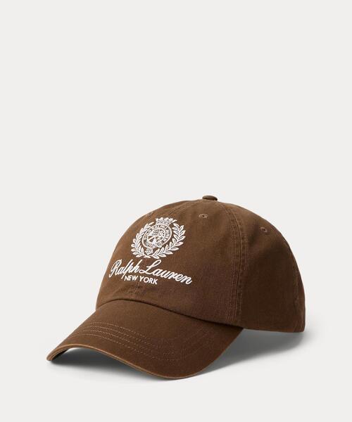 クレストエンブロイダリー ツイル ボール キャップ（キャップ）｜POLO
