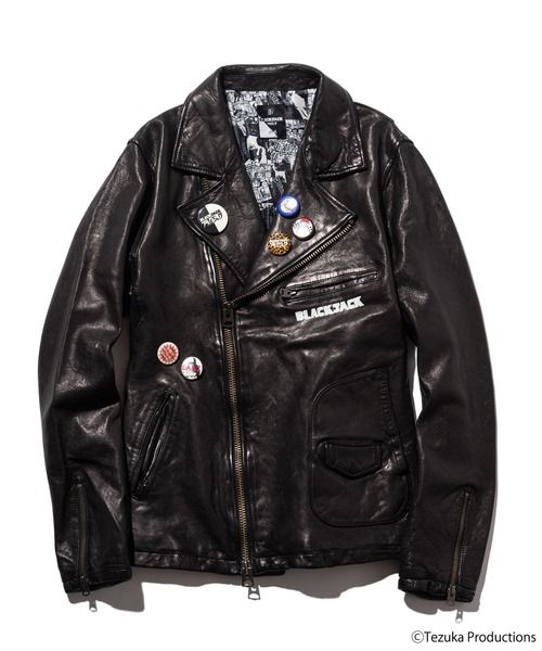 TOKYO PUNK ブラック シングルライダースジャケット Black Jack Riders JKT / ブラック・ジャックライダースジャケット