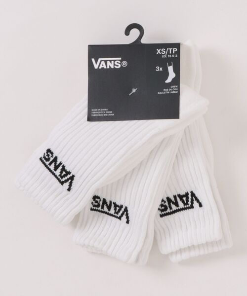 VANS（バンズ）の「VANS/バンズ Classic Crew キッズ 雑貨 VN000Q1PBLK（ソックス/靴下・キッズ・ブラック×ホワイト/ホワイト×ブラック・XS）」の3枚目の写真