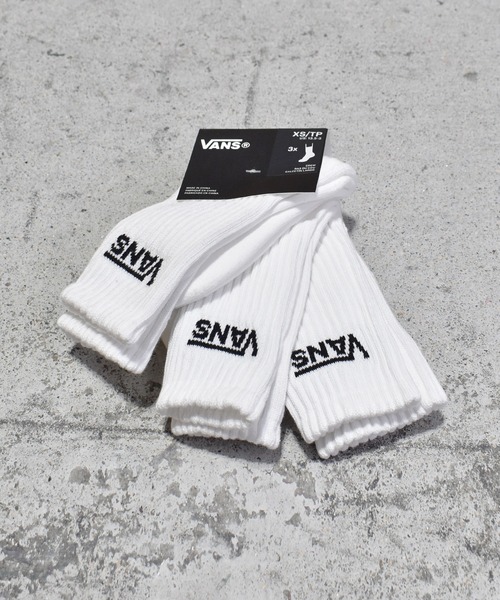 VANS(バンズ)の「VANS/バンズ Classic Crew キッズ ソックス 靴下 3足組 VN000Q1PBLK(ソックス/靴下・キッズ・ブラック×ホワイト/ホワイト×ブラック・XS)」の2枚目の写真