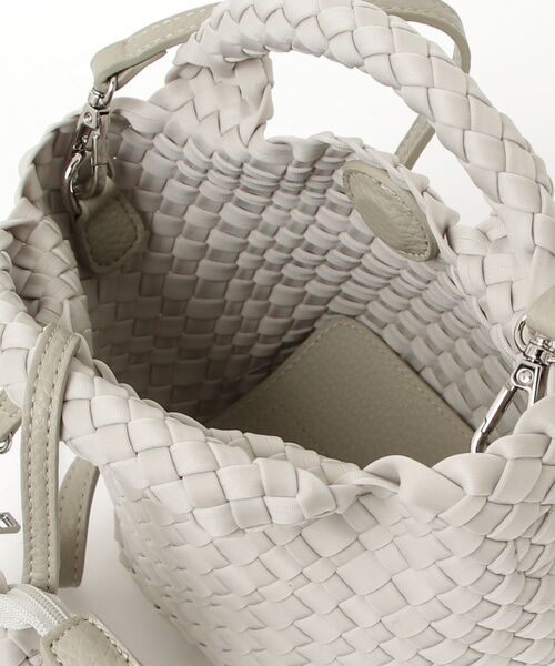 ONE DAY KMC (ワンデイケーエムシー)の「HERB/Intrecciato 2way small Tote Bag with Pouch/ポーチ付き2ウェイスモールトートバッグ(トートバッグ・レディース・グレー/ブラウン/ブラック/アイボリー・FREE)」の7枚目の写真