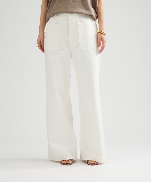 Chaos（カオス）の「Chaos(カオス)/ 【3/4坪田あさみさんIGLIVE紹介】◆WHY NOT NOW◆ユーティリティデニム（デニムパンツ・レディース・ホワイト/ブルー系・38/36）」の10枚目の写真