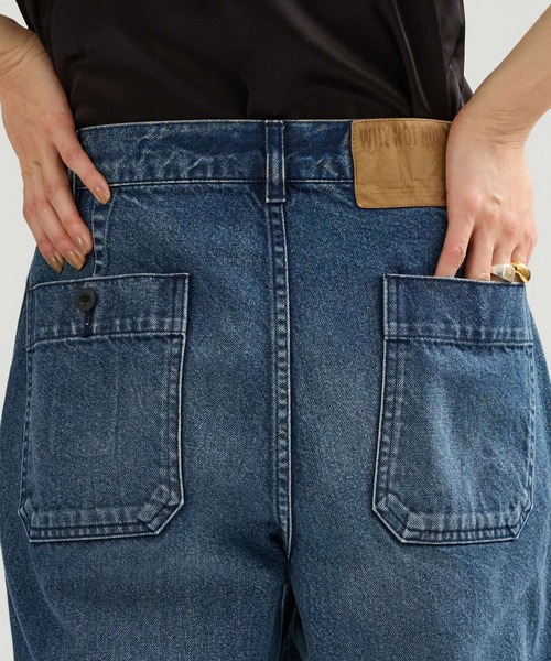 Chaos（カオス）の「Chaos(カオス)/ 【3/4坪田あさみさんIGLIVE紹介】◆WHY NOT NOW◆ユーティリティデニム（デニムパンツ・レディース・ホワイト/ブルー系・38/36）」の4枚目の写真