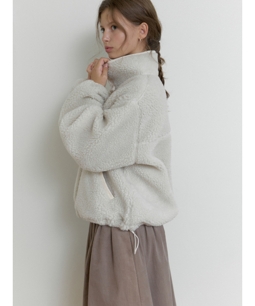 THEMITTEN（ザ・ミトン）の「Lobed fleece pullover (cream)（その他アウター・レディース・その他・FREE）」の3枚目の写真