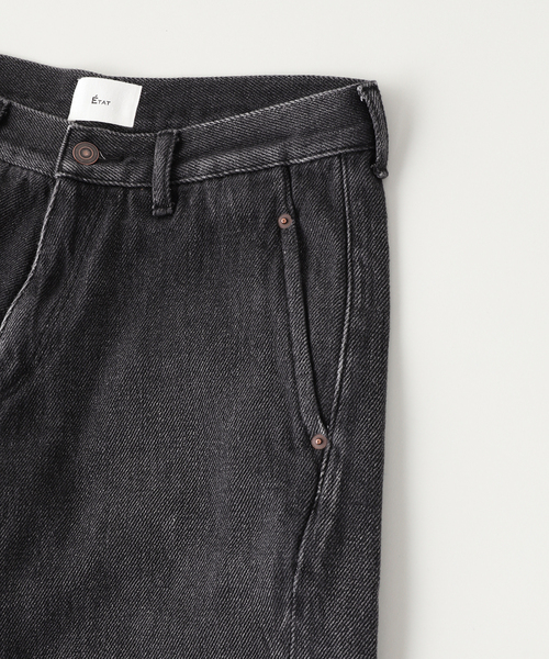 BAYCREW'S DEPO(ベイクルーズデポ)の「ETAT / エタ TYPE 005 LOFT BACK JEANS BLACK ON BOTH SIDES(デニムパンツ・メンズ・ブラック・46/44)」の3枚目の写真