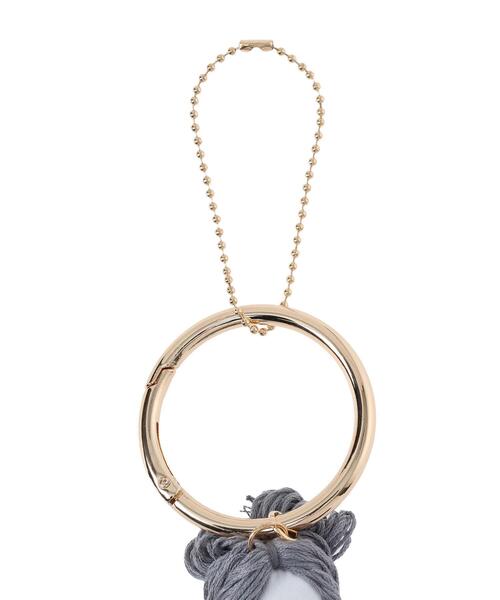 Te chichi（テチチ）の「ローズガールバッグチャーム（ネックレス・レディース・ブルー/ブラック・F）」の4枚目の写真