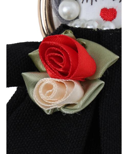 Te chichi（テチチ）の「ローズガールバッグチャーム（ネックレス・レディース・ブルー/ブラック・F）」の5枚目の写真