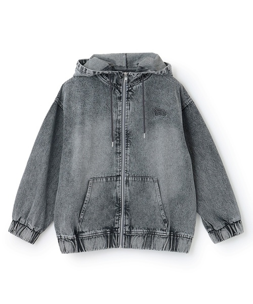 LOVETOXIC（ラブトキシック）の「【LTXC】【セット可】デニムパーカー（ブルゾン・キッズ・ブルー/グレー・S:140cm/M:150cm/L:160cm）」の11枚目の写真
